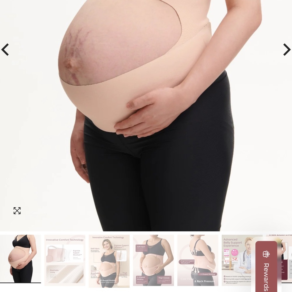 Maternity Support Band in Nude